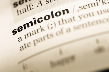 How to use a semicolon correctly