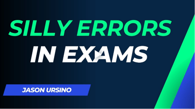 Silly Errors In Mathematics Exams